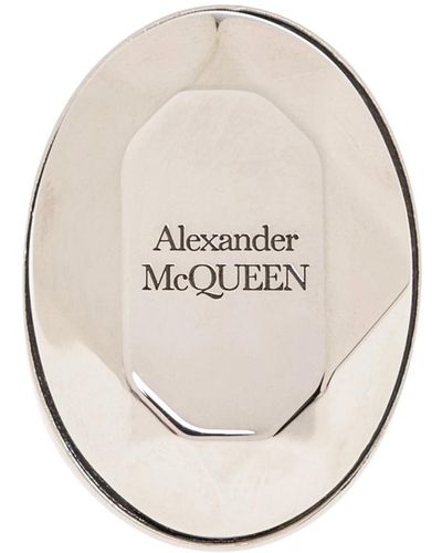 Alexander McQueen Messingring - Mettallic