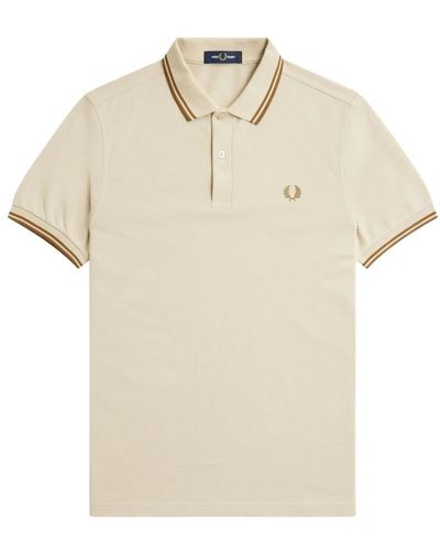 Fred Perry Polo Shirts - Natural