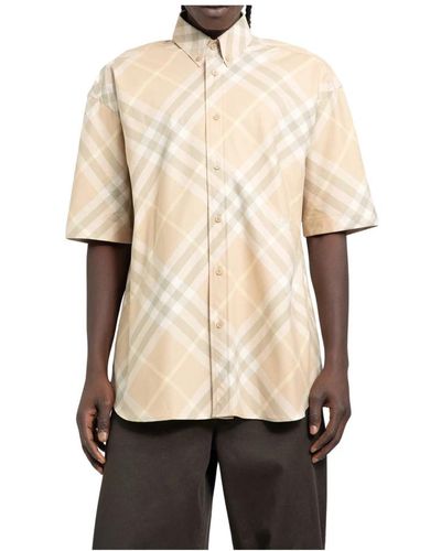 Burberry Shirts > short sleeve shirts - Neutre
