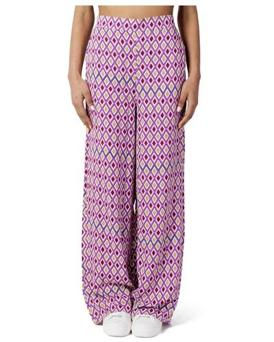 ONLY Wide Trousers - Purple