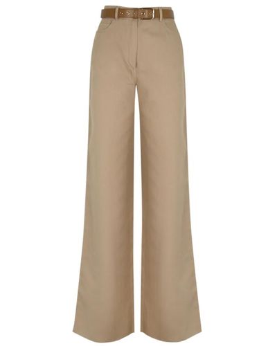 Max Mara Studio Trousers > wide trousers - Neutre