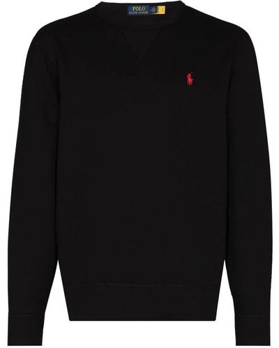 Ralph Lauren Round-Neck Knitwear - Black