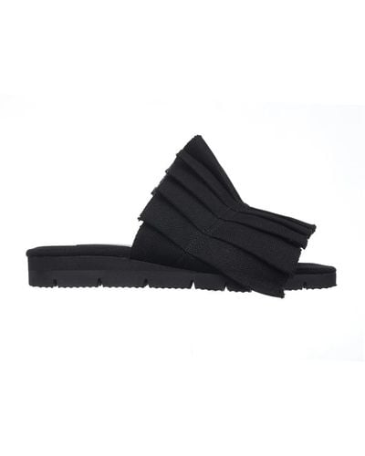 Yohji Yamamoto Shoes > flip flops & sliders > sliders - Noir