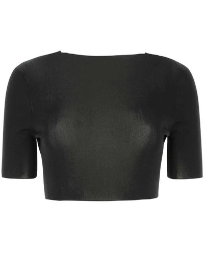 The Row Top in poliestere - Nero