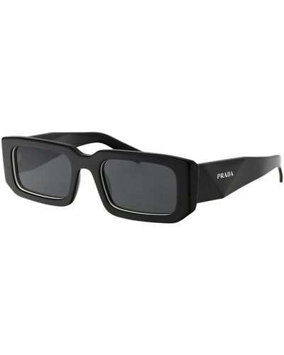 Prada Stylische sonnenbrille mit einzigartigem design - Schwarz
