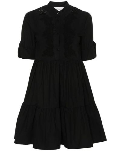 Ermanno Scervino Shirt Dresses - Black