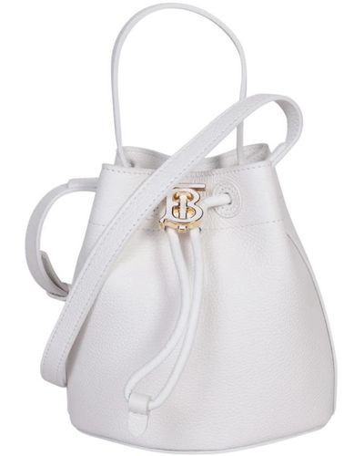 Burberry Bucket Bags - White