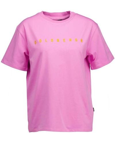 Goldbergh Stilvolles rosa ruth t-shirt - Pink