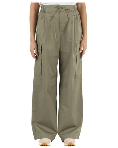 Replay Wide Trousers - Green