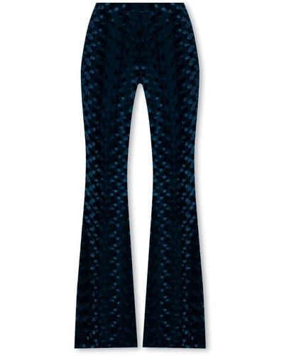 Diane von Furstenberg Pantaloni di velluto - Blu