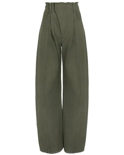 Chloé Wide Trousers - Green