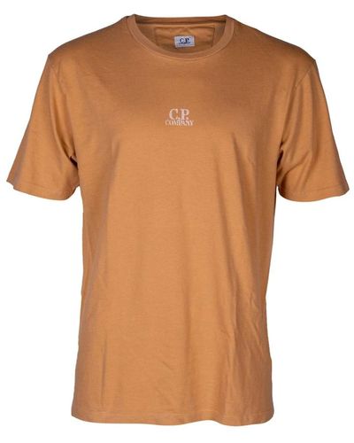 C.P. Company Rundhals t-shirt, regular fit - Braun