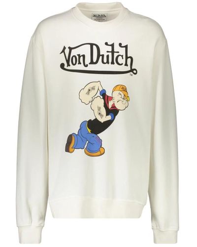Von Dutch Popeye crewneck sweatshirt - Bianco