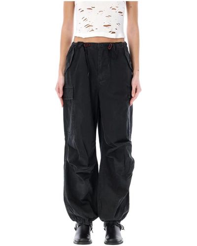 R13 Wide Trousers - Black