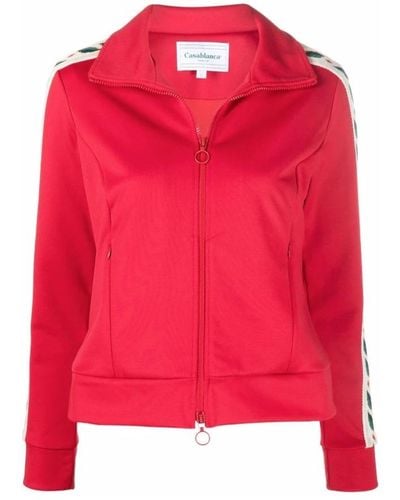 Casablancabrand Sweatshirts & hoodies > zip-throughs - Rouge