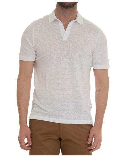 Gran Sasso Short sleeve Poloshirt - Weiß