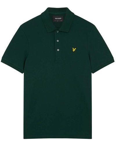 Lyle & Scott Polo Shirts - Green