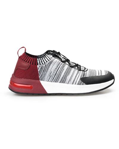 Armani Exchange Sneakers slip-on con lacci - Rosso