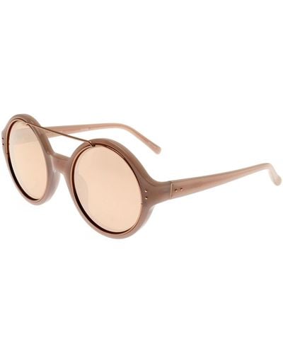 Linda Farrow Ladies' Sunglasses 376 Dusky Rose Gold - Natural