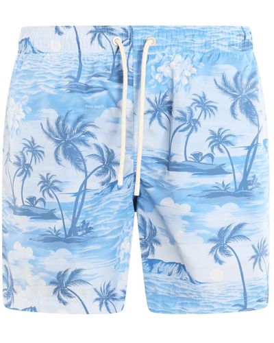 Palm Angels Beachwear - Blu