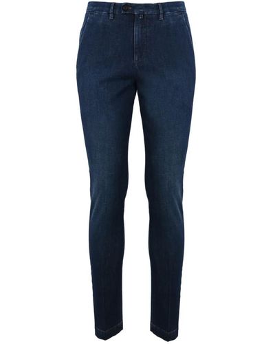 Corneliani Jeans > slim-fit jeans - Bleu