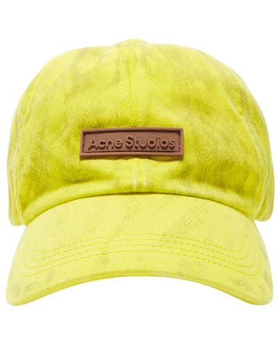 Acne Studios Caps - Yellow