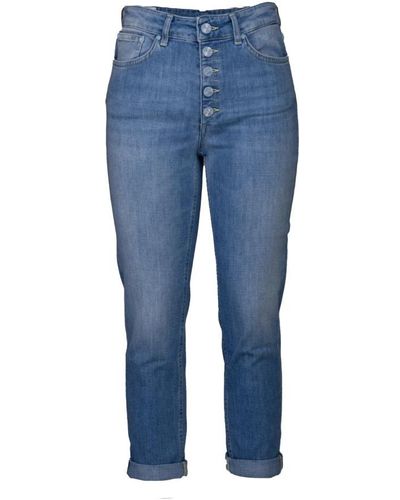 Dondup Cropped Jeans - Blue