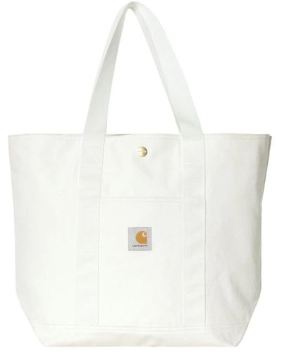 Carhartt Canvas handtasche - Weiß