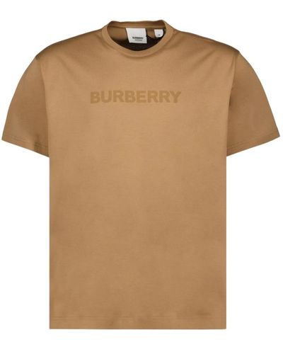 Burberry Logo tee für lässigen look - Natur