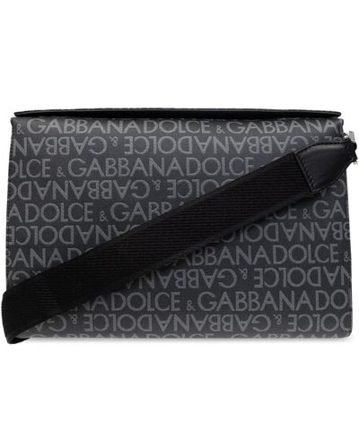 Dolce & Gabbana Borsa a tracolla con monogramma - Nero