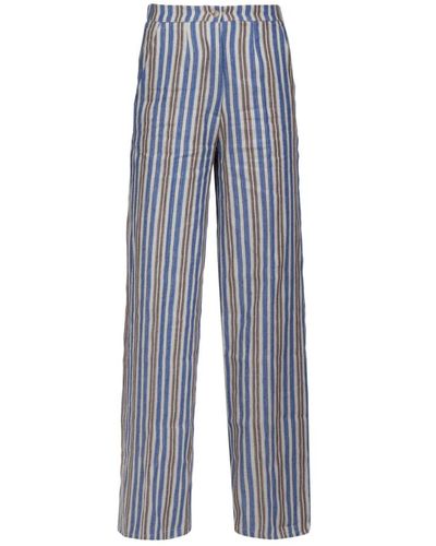Ottod'Ame Trousers > straight trousers - Bleu