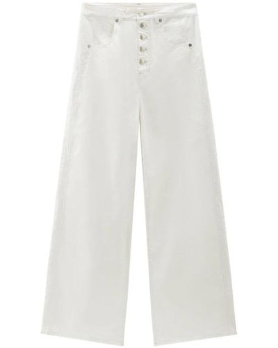 Woolrich Wide Jeans - White