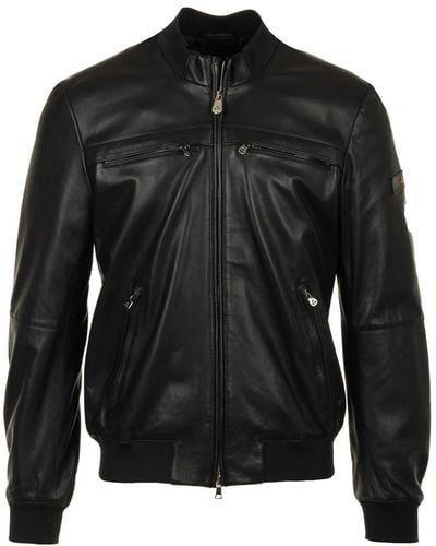 Peuterey Leather jackets - Schwarz