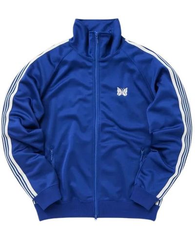 Needles Sweatshirts & hoodies > zip-throughs - Bleu