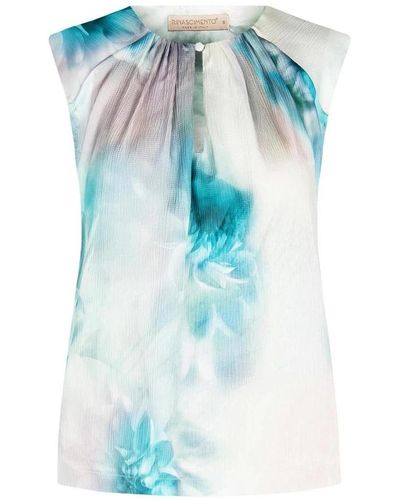 Rinascimento Camiseta tirantes mujer colección primavera/verano - Azul