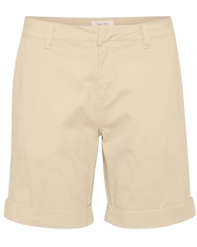 Part Two Casual Shorts - Natural