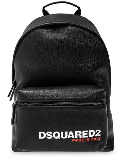 DSquared² Rucksack mit logo - Schwarz