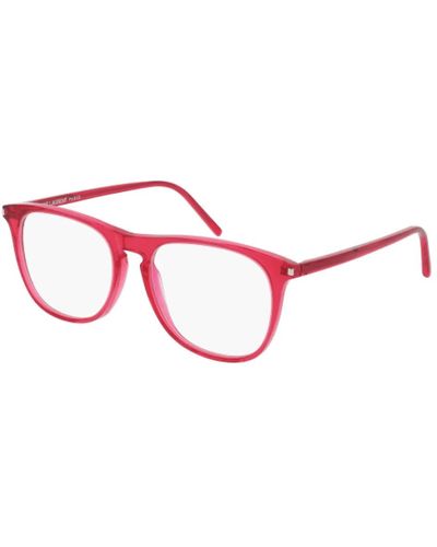 Saint Laurent Glasses - Red