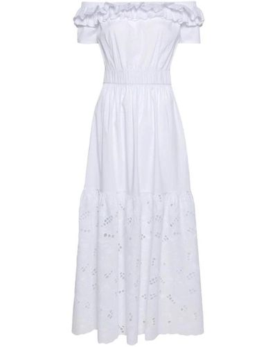 D.exterior Maxi Dresses - White