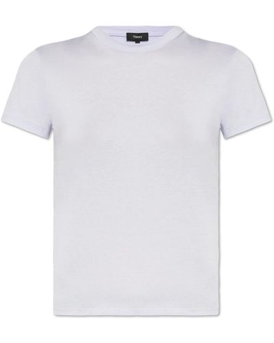 Theory Camiseta de algodón - Blanco