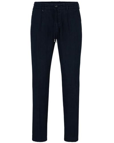 BOSS Straight Trousers - Blue