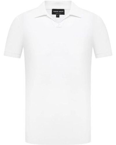 Armani Polo Shirts - White