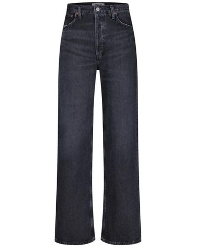 Agolde Moderne loose fit straight jeans - Blau
