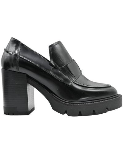 Janet & Janet Heeled Boots - Black