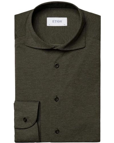 Eton Formal Shirts - Green