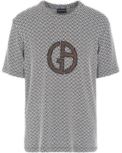 Giorgio Armani Tops > t-shirts - Gris