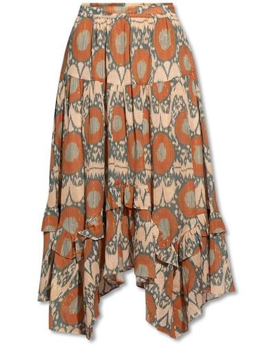 Ulla Johnson Patterned skirt - Arancione