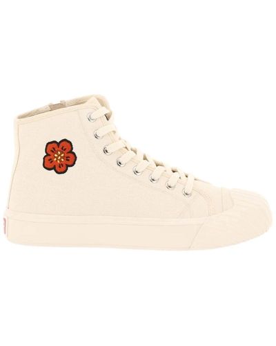KENZO Boke Flower Hi-Top Sneakers - Natur