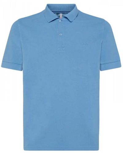 Sun 68 Vintage polo shirt blau