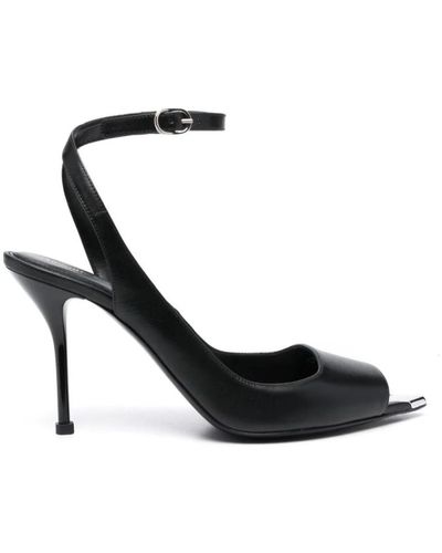 Alexander McQueen Punk ankle-strap sandale - Schwarz